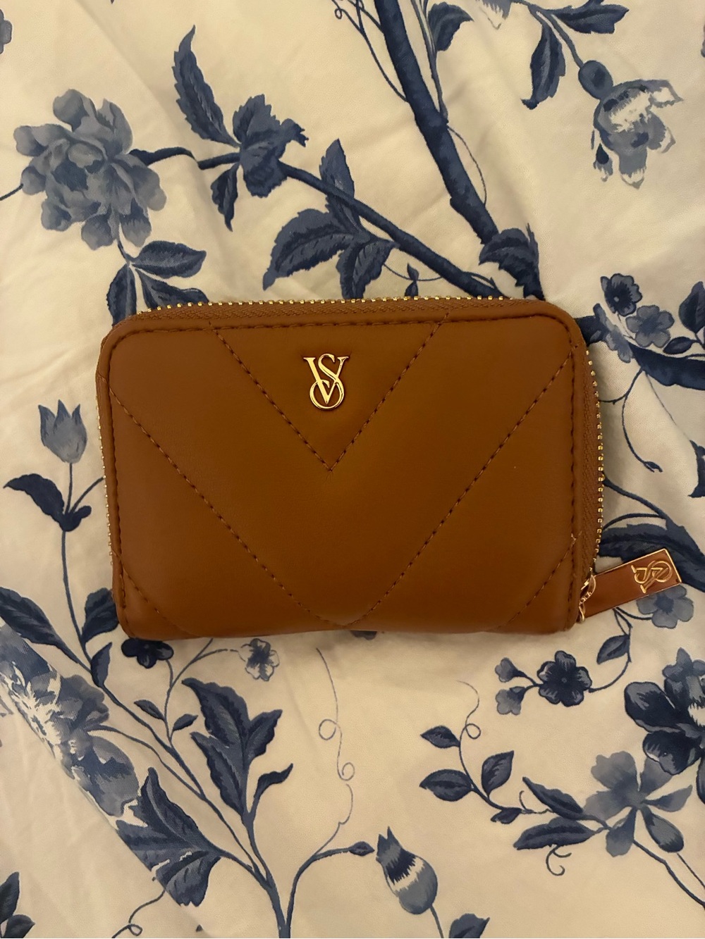 Victoria's Secret Wallet - Brown & Gold